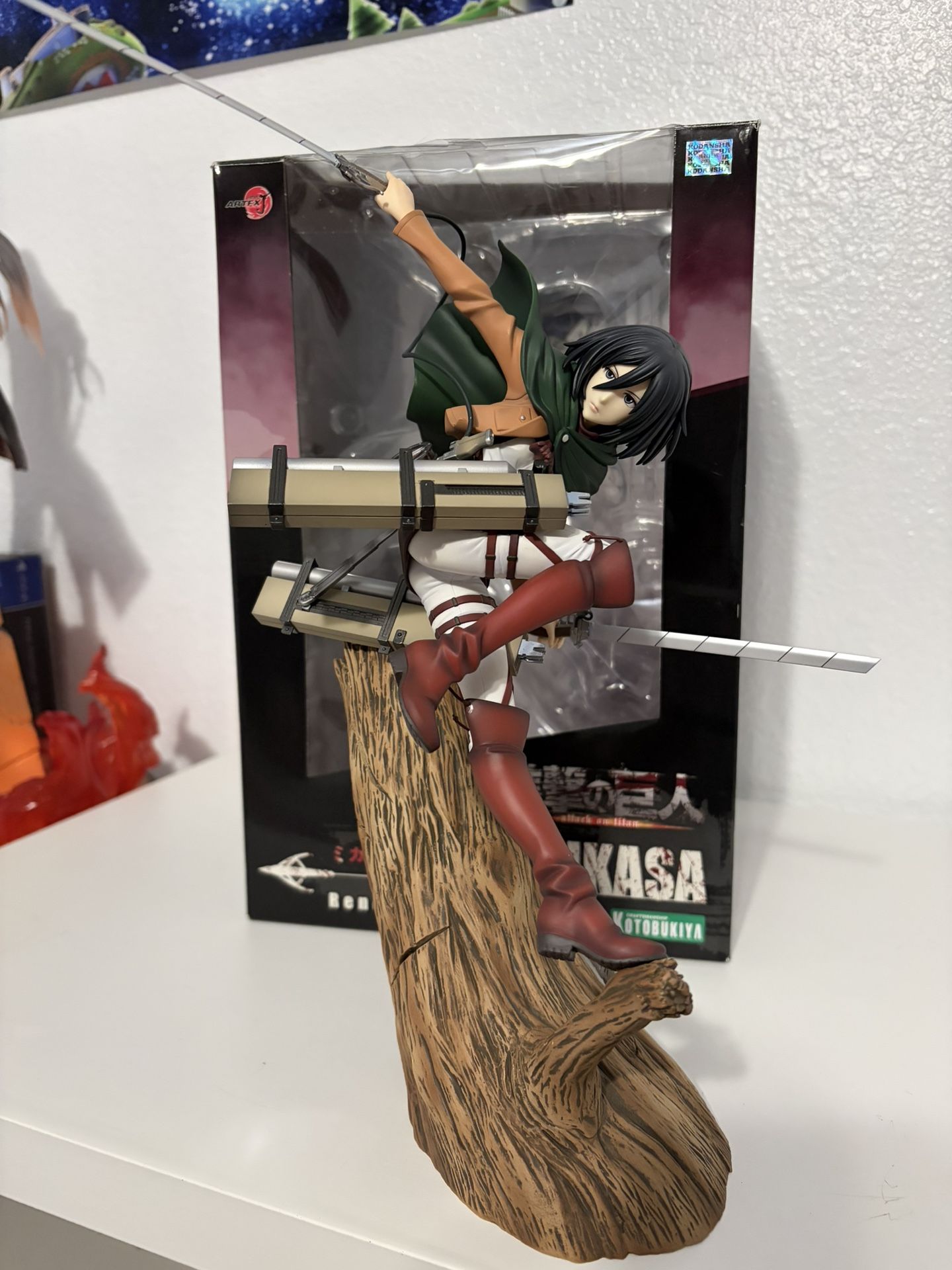 Kotobukiya ARTFX J Attack on Titan Mikasa Ackerman (slight damage)