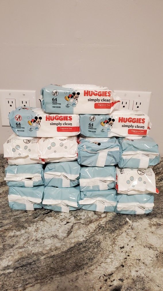 15 packs of wipes