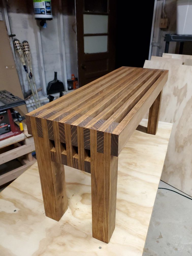 Handcrafted in U.S. Bench