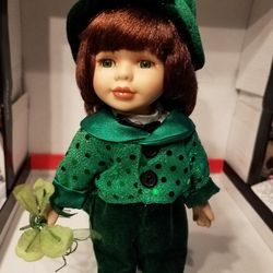 Doll Porcelain St Patrick's Day