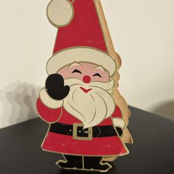 Vintage OLD Santa Container 