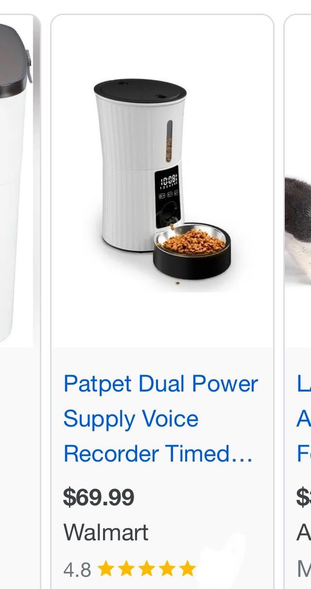BRAND NEW DULE POWER SUPPLY VOICE RECORD AUTO PET FEEDER 4 L