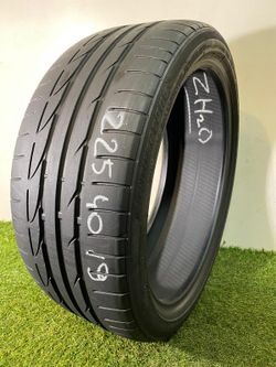 225 40 19 89Y Bridgestone Potenza S001 Run Flat One used single tire 65% life