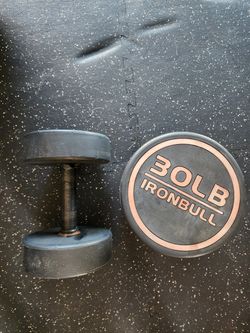 30 lbs dumbells set