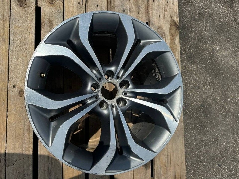 BMW 11-13 X5 11-14 X6 E70 E71 20x11 REAR ALUMINUM ALLOY 5 Y OPEN SPOKE WHEEL RIM
