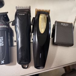 Barber Clippers And Trimmers And Shaver 