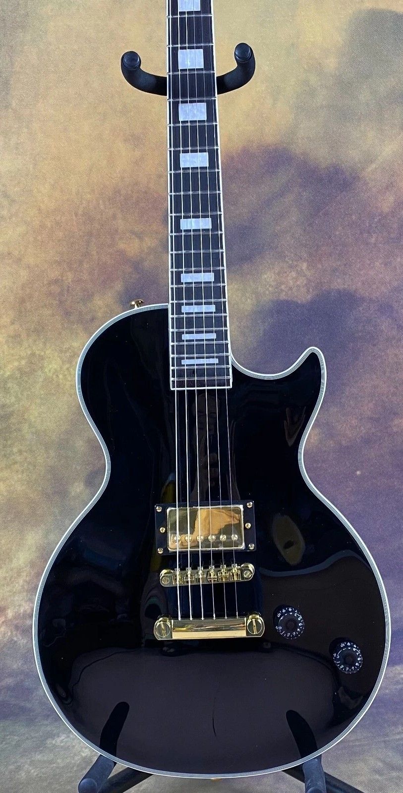 Les Paul Custom Black Beauty Single PU Gibson Replica Chibson NEW 8pd