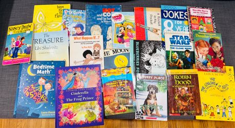 20 Books - Everything together for $5 Age category 5-10 Used but in good condition