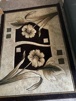 Brown rug