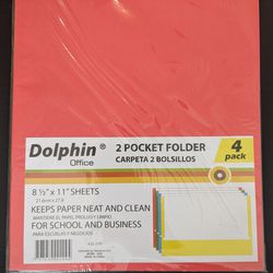 2 Pocket Folders - Dolphin Office Products 