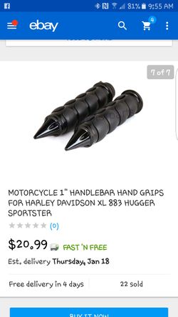 Harley Davidson motorcycle grips