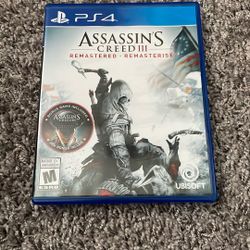 Assassins Creed 3 Remastered PS4 