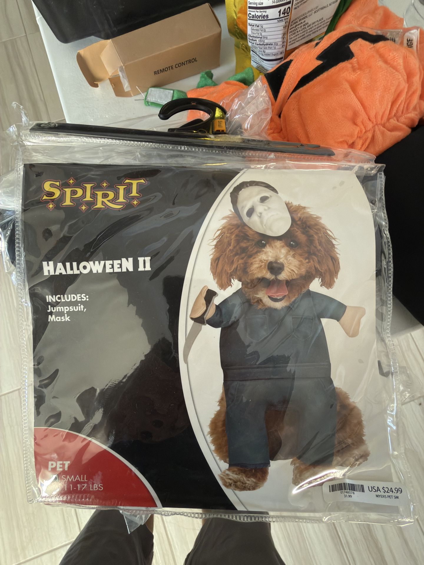 Michael Myers Small Pet Halloween Costume 