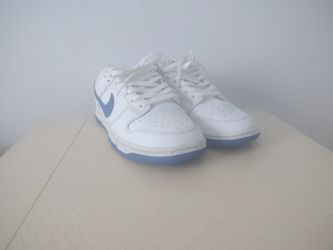 Nike Dunk Low White Blue Sneakers (PICK UP AND DELIVERY TOO)