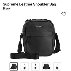 Supreme Leather Cross Bag