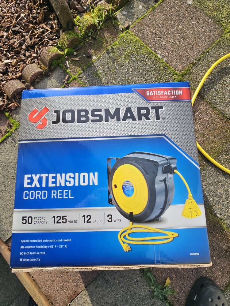Jobsmart Extension Cord Reel 50'