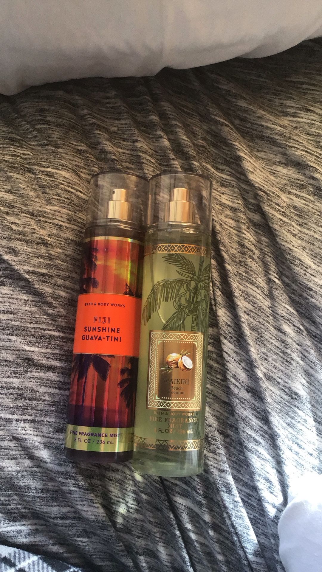 Bath and body Works, Fiji sunshine, guava, 8 ounces and Waikiki beach coconut 8 ounces