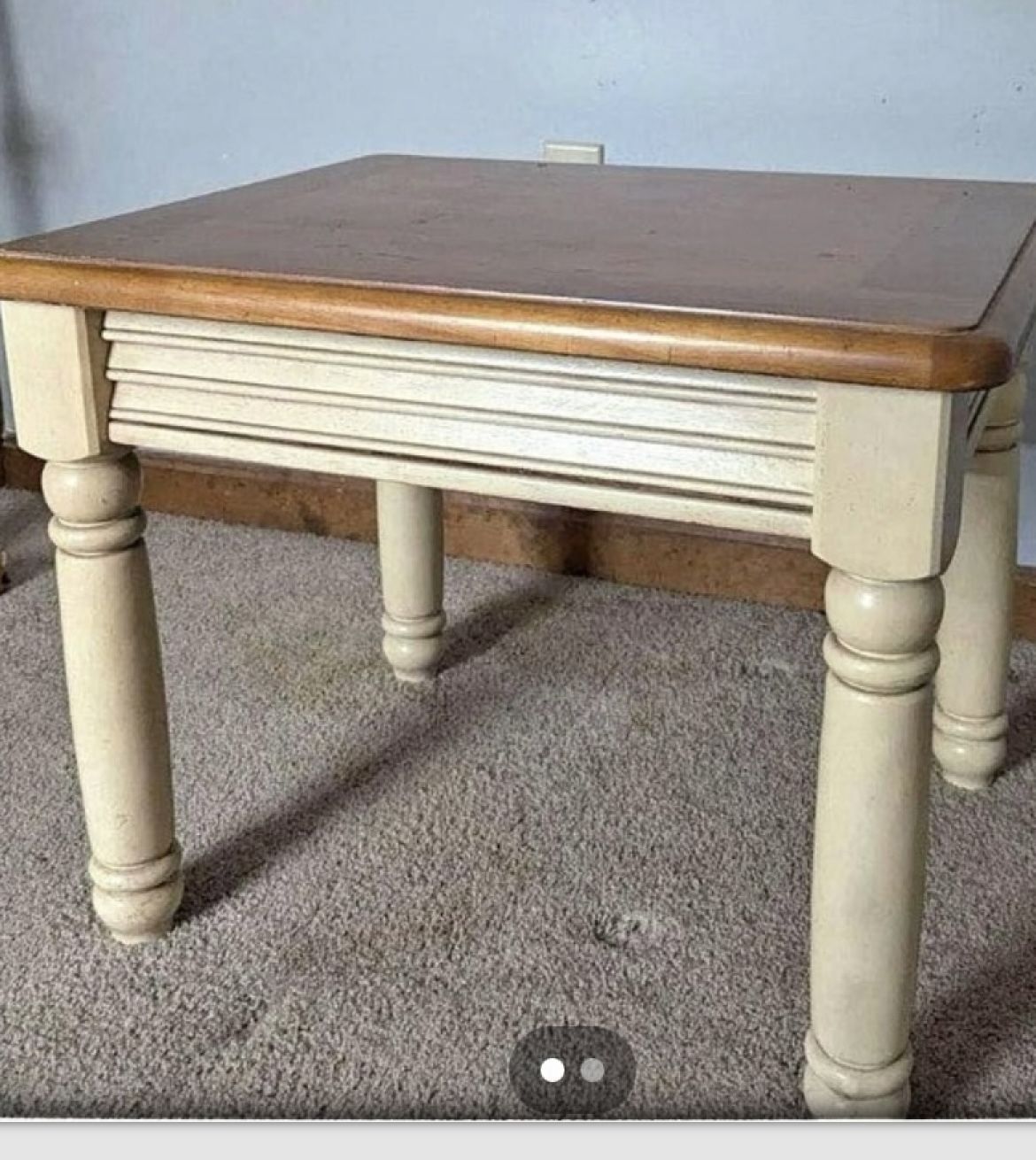 Solid Wood End Table