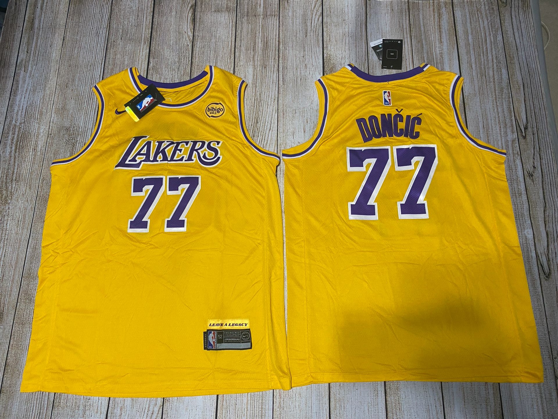 Luka Doncic Yellow Lakers Jersey