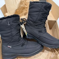 Kamik Women’s Winter Insulated Boots Black Size 10 New In Box 