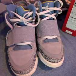 Nike Air Jordan Son of Mars Gray University Blue Yellow Size 8