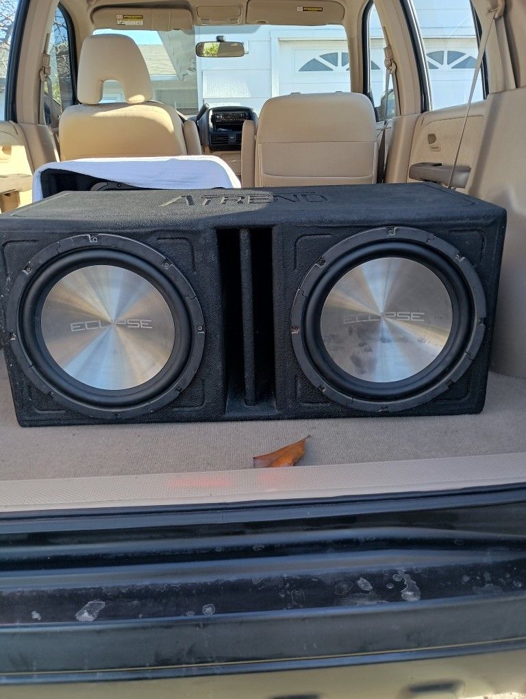 Fujitsu Ten 12" Subwoofers Ported