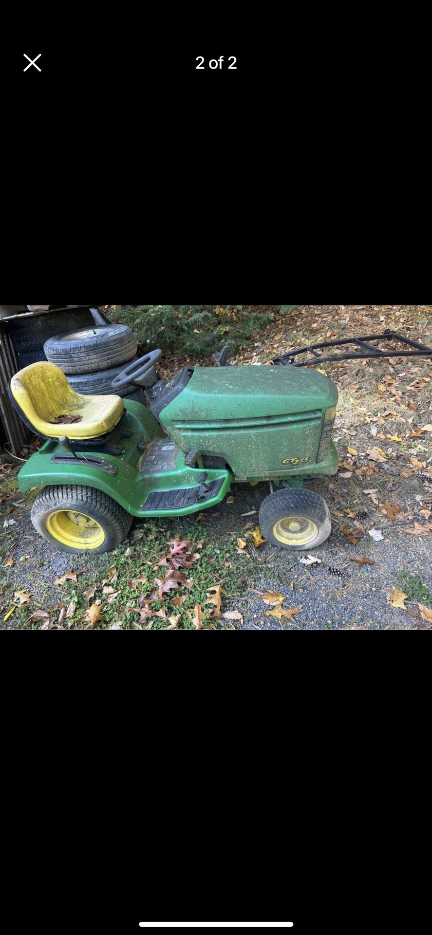 John Deere GT 235 parts motor is junk