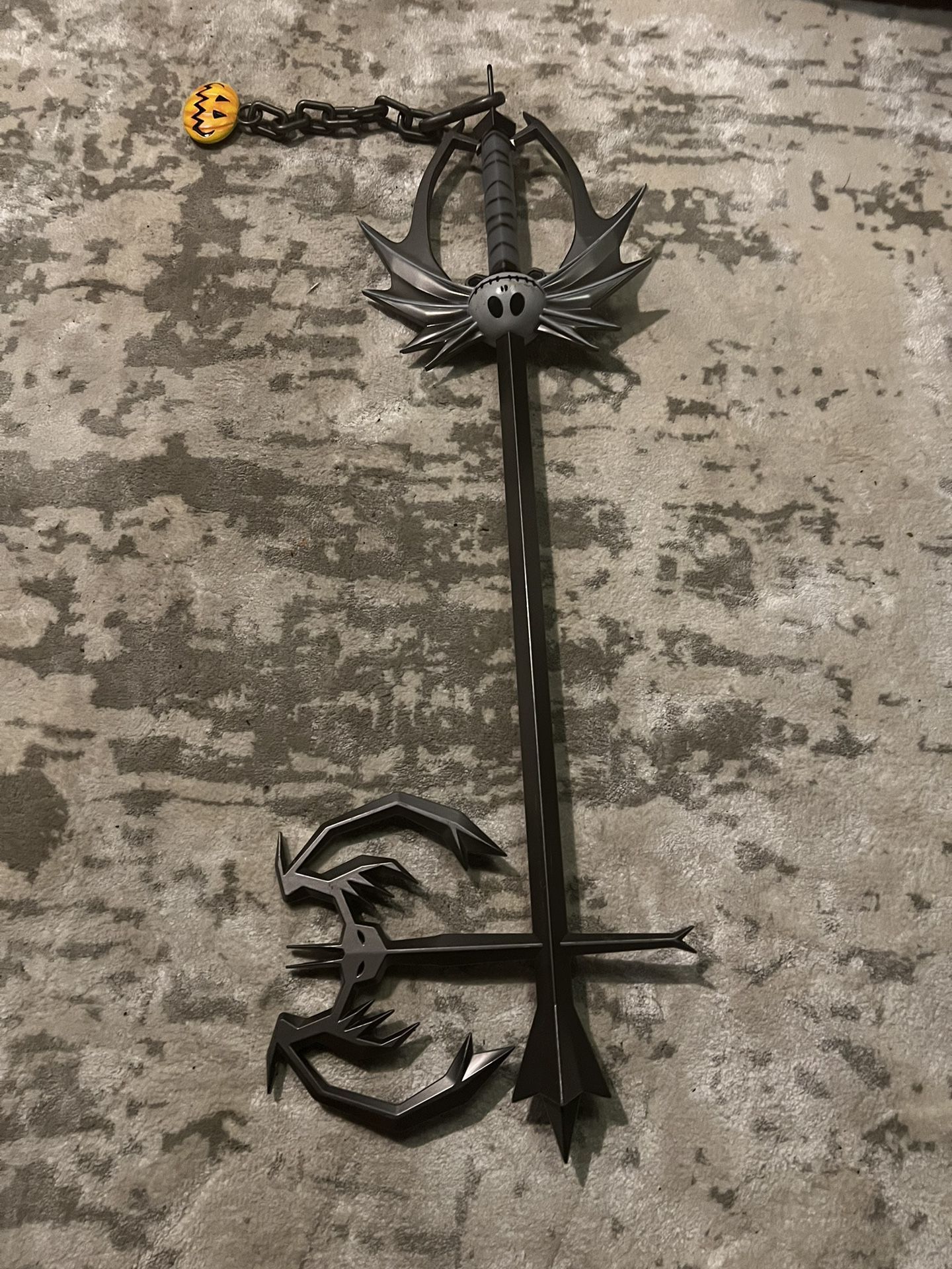 Kingdom Hearts ~ Pumpkin King Keyblade -Lifesize Replica for Sale