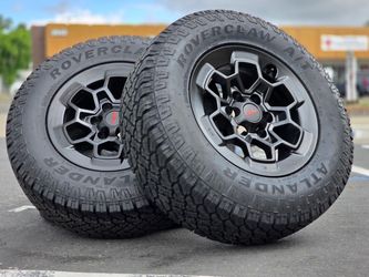 17 inch TRD Style rims AT tires Toyota 4runner Tacoma Tundra rims FJ GX
