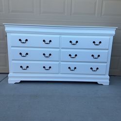 White 6-Drawers 