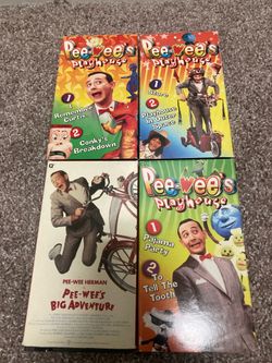 Peewee Herman VHS lot
