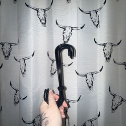 Black Curved “S” Hooks