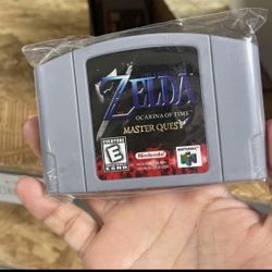 Zelda Ocarina Of Time Master quest N64 Nintendo 64| Reproduction USA Version, Non- Vintage