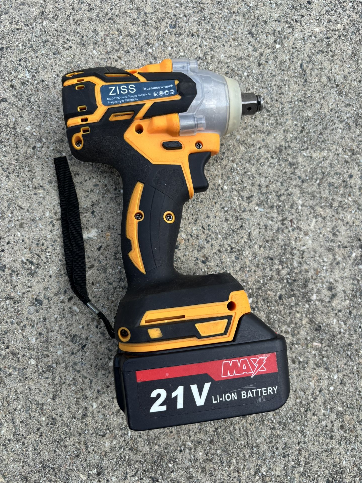 Cordless Impact Wrench, 21V Torque Power Impact Driver, 1/2" Power Impact Wrenches