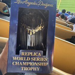 Dodgers World Series Replica Trophy 