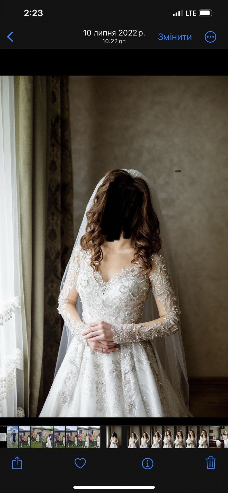 wedding dress, size -s