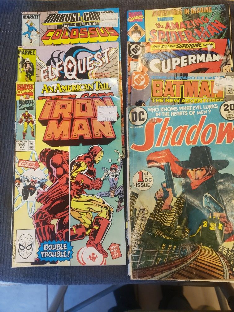 ACTION COMICS MID-70s (15) SUPERMAN BATMAN SHADOW COMIC