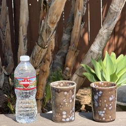 Handmade Ceramic Cups – Speckled Glaze