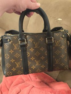 Louis Vuitton Soufflot BB With The Black Leather Trim And Matching Monogram Zippy Wallet