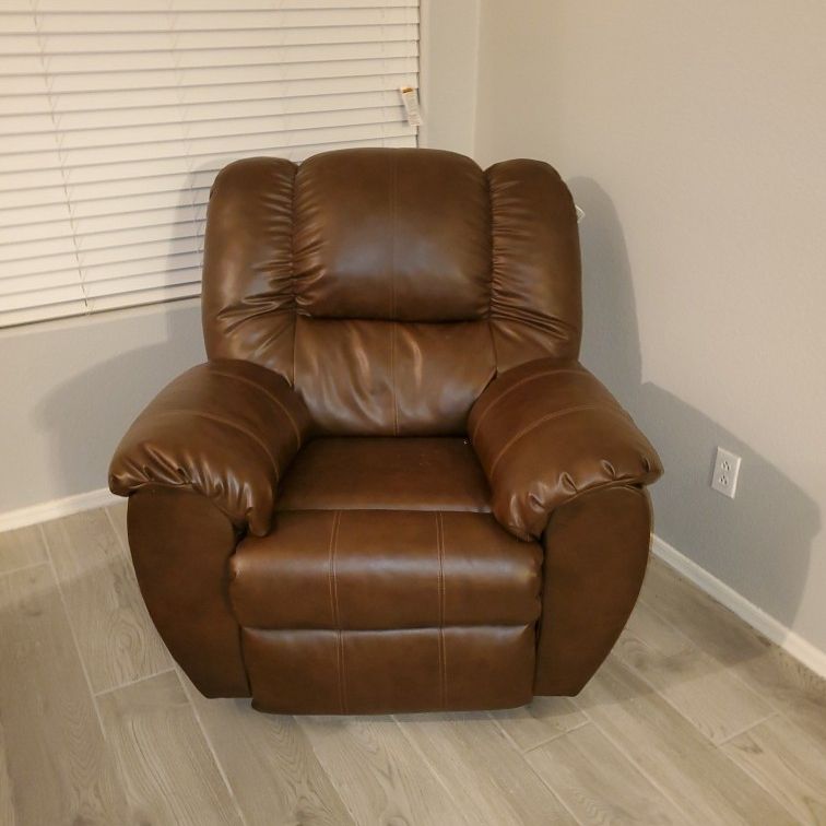 Recliner, Small Couch/bed, Coffee Table, Twin Bed, 