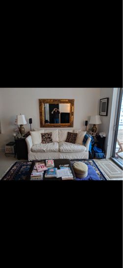 Gold leaf mirror