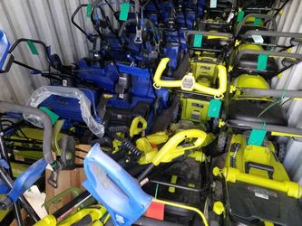 Bulk Sun Joe products. Tested! Mowers, pressure washer, snow blowers etc

