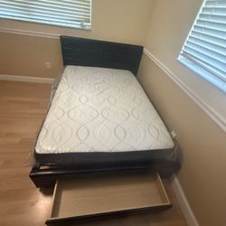 Full  Size Bed Frames With Mattress Set All New Furniture Free Delivery Free Installed 