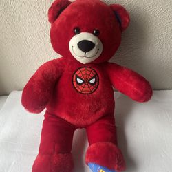 Build A Bear  Marvel Spyder Bear Plush Stuffed 16”