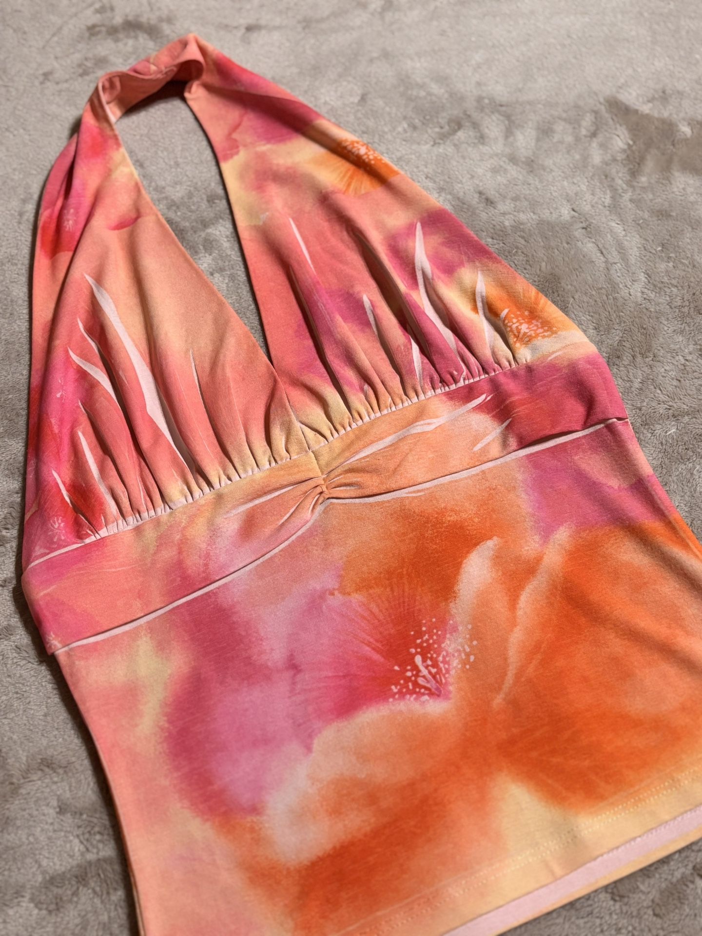 floral halter top