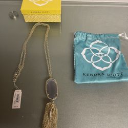 Kendra Scott Long Pendant Necklace 