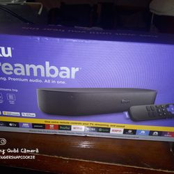 New In Box Roku Streambar 