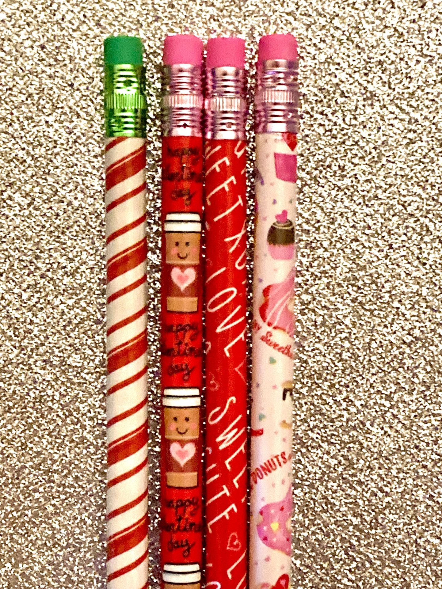Style # 25 Valentine's Day Pencils - Set of 4