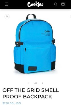 Cookies off the grid smell proof backpack