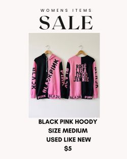 Black Pink hoody jacket